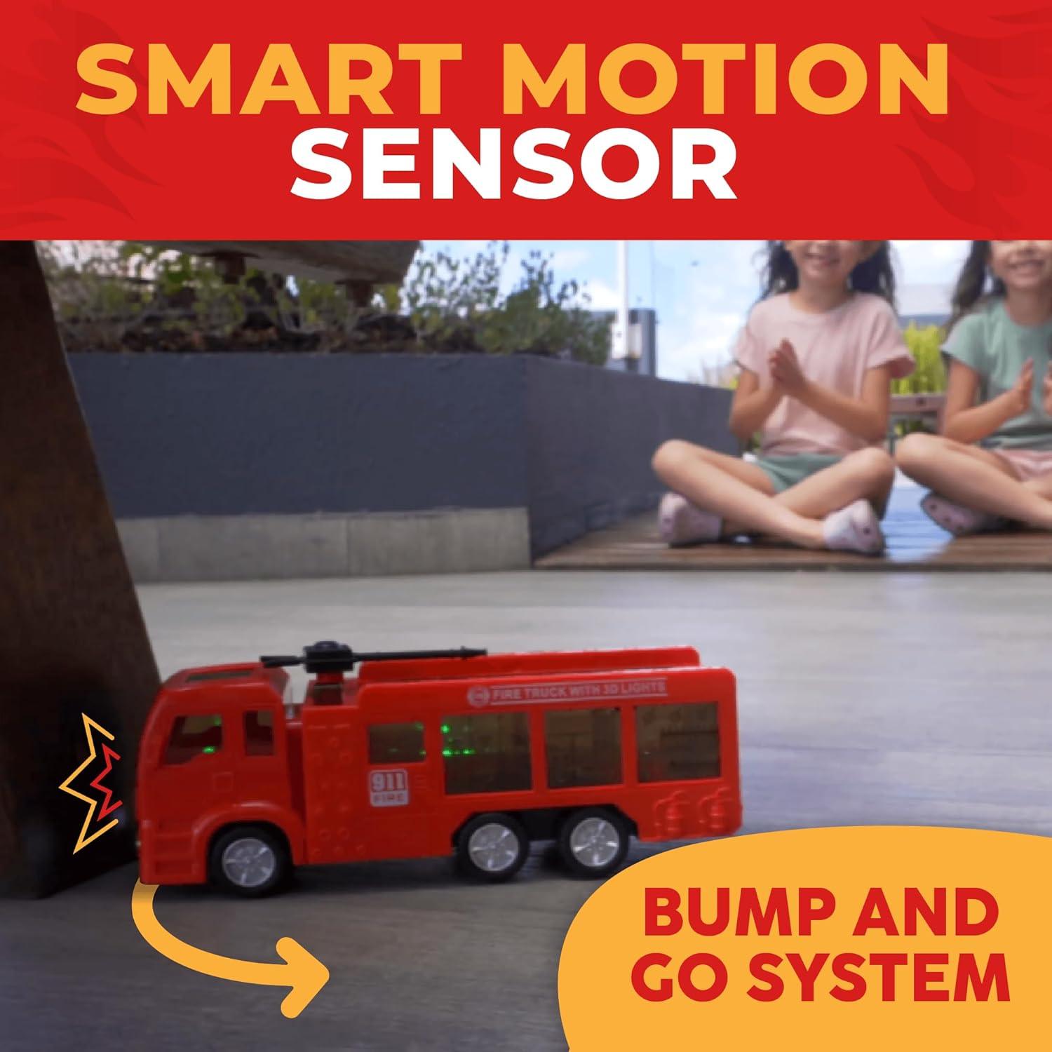 Camión de Bomberos Eléctrico WolVolk - Luces 3D y Sonido