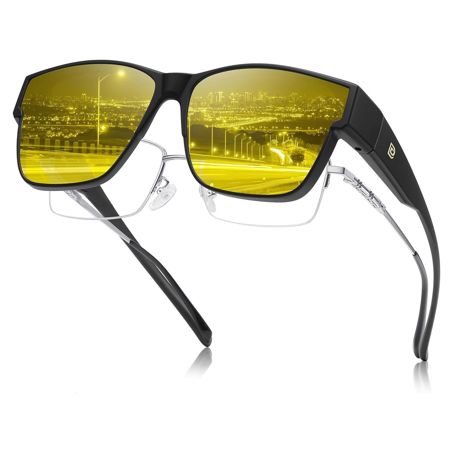 Gafas de Conducción DUCO 8990 con Lentes Amarillos Polarizados