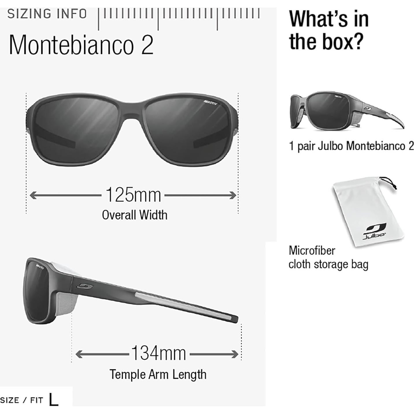Gafas de sol Julbo Montebianco 2 fotocromáticas 100% UV