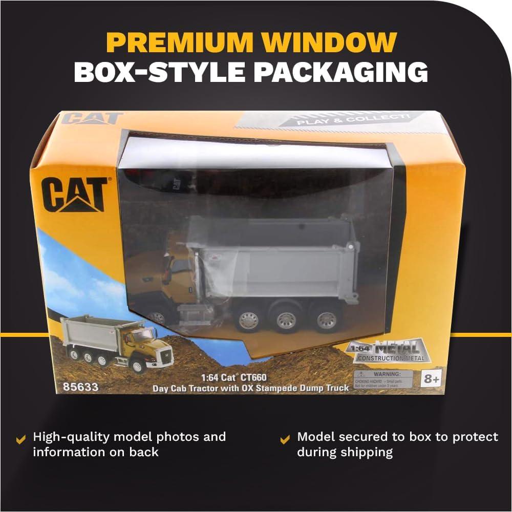 Camión Volquete Diecast Masters Caterpillar CT660 12.7cm