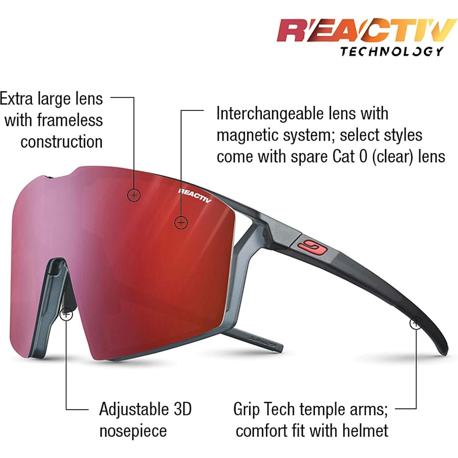 Gafas de sol Julbo Edge fotocromáticas para MTB y ciclismo