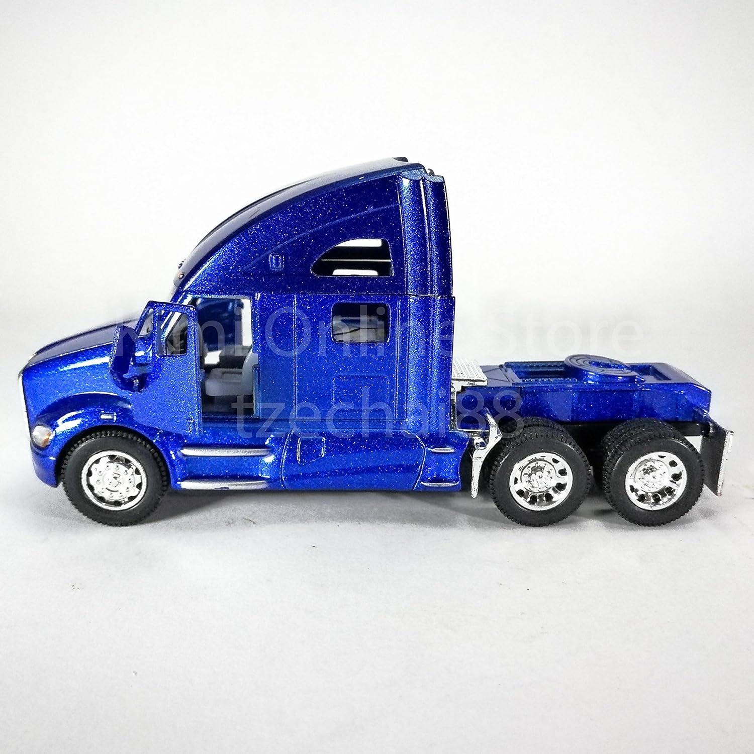 Camión Contenedor Kenworth T700 KiNSMART 1:68 Metal Azul