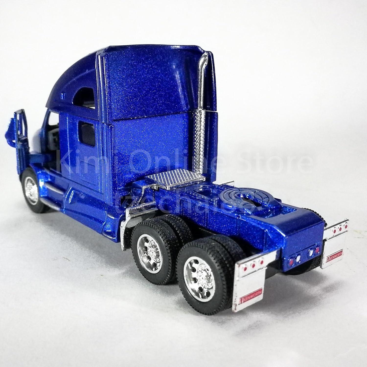 Camión Contenedor Kenworth T700 KiNSMART 1:68 Metal Azul