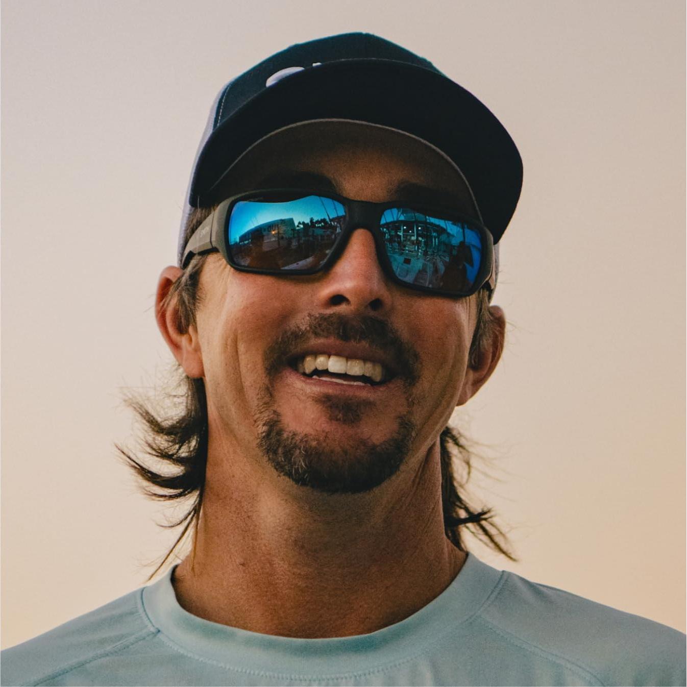 Gafas de sol SMITH Hookset Polarizadas Espejo Azul