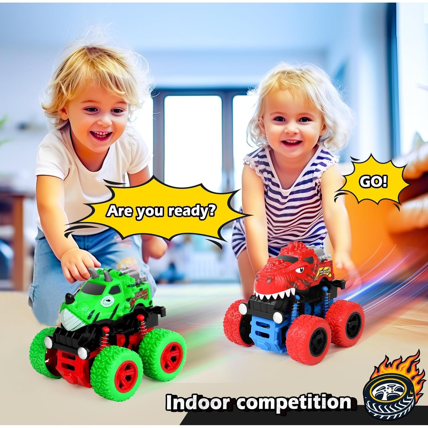 Juguetes de Dinosaurios Camiones Monstruo Awsogiff 4 Ruedas