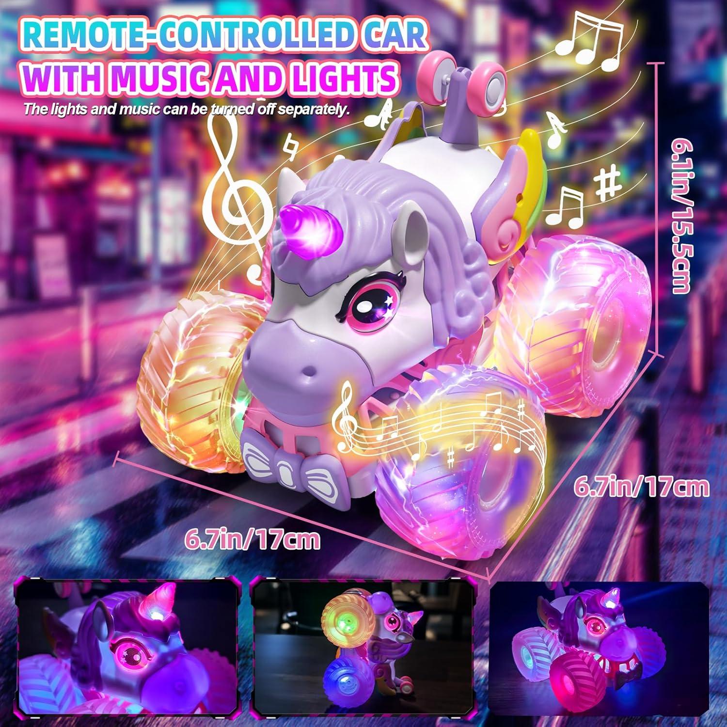 Camión Monstruo Unicornio GoHero 1:20 Control Remoto