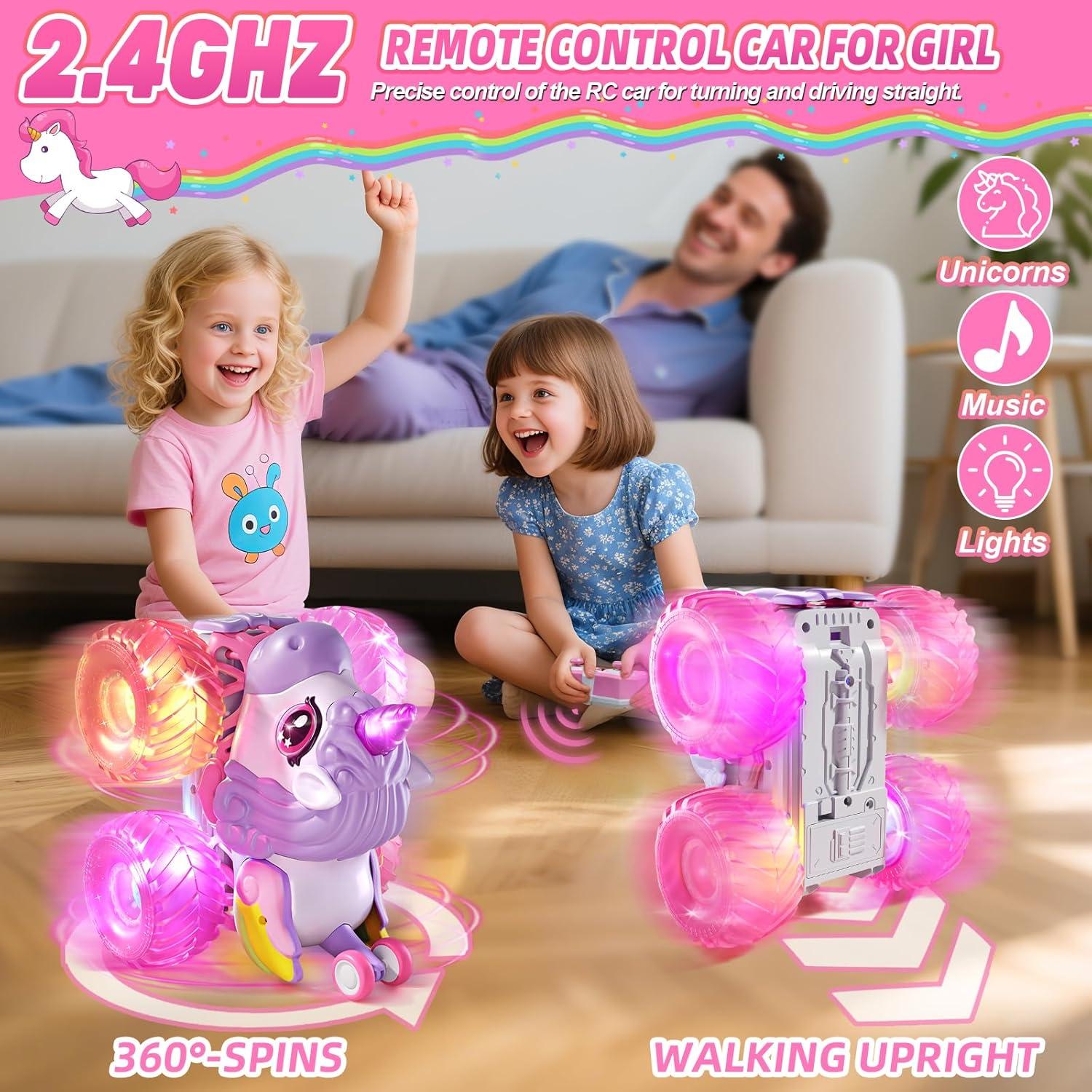 Camión Monstruo Unicornio GoHero 1:20 Control Remoto