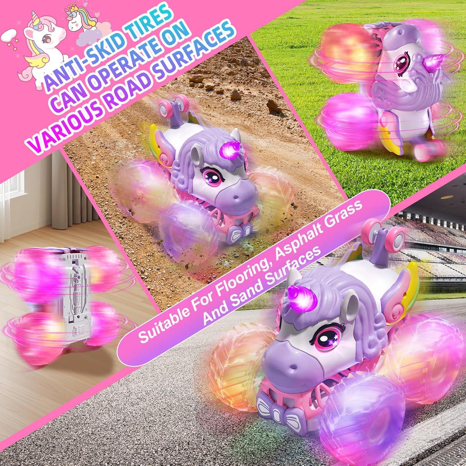 Camión Monstruo Unicornio GoHero 1:20 Control Remoto