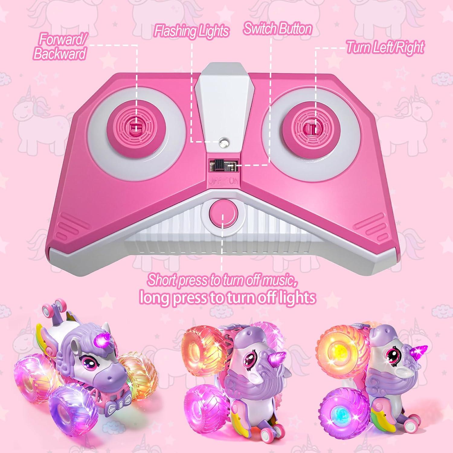 Camión Monstruo Unicornio GoHero 1:20 Control Remoto