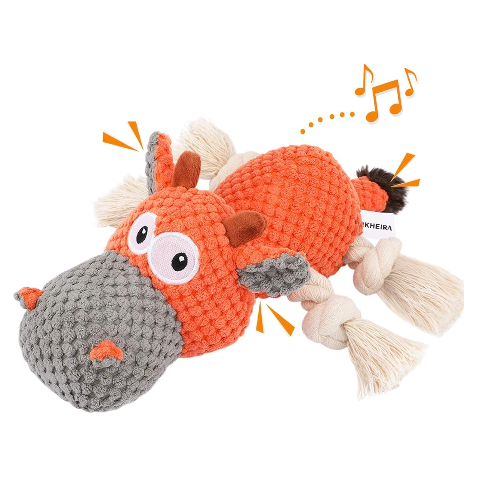 Juguete de Peluche IOKHEIRA para Perros Grandes Naranja