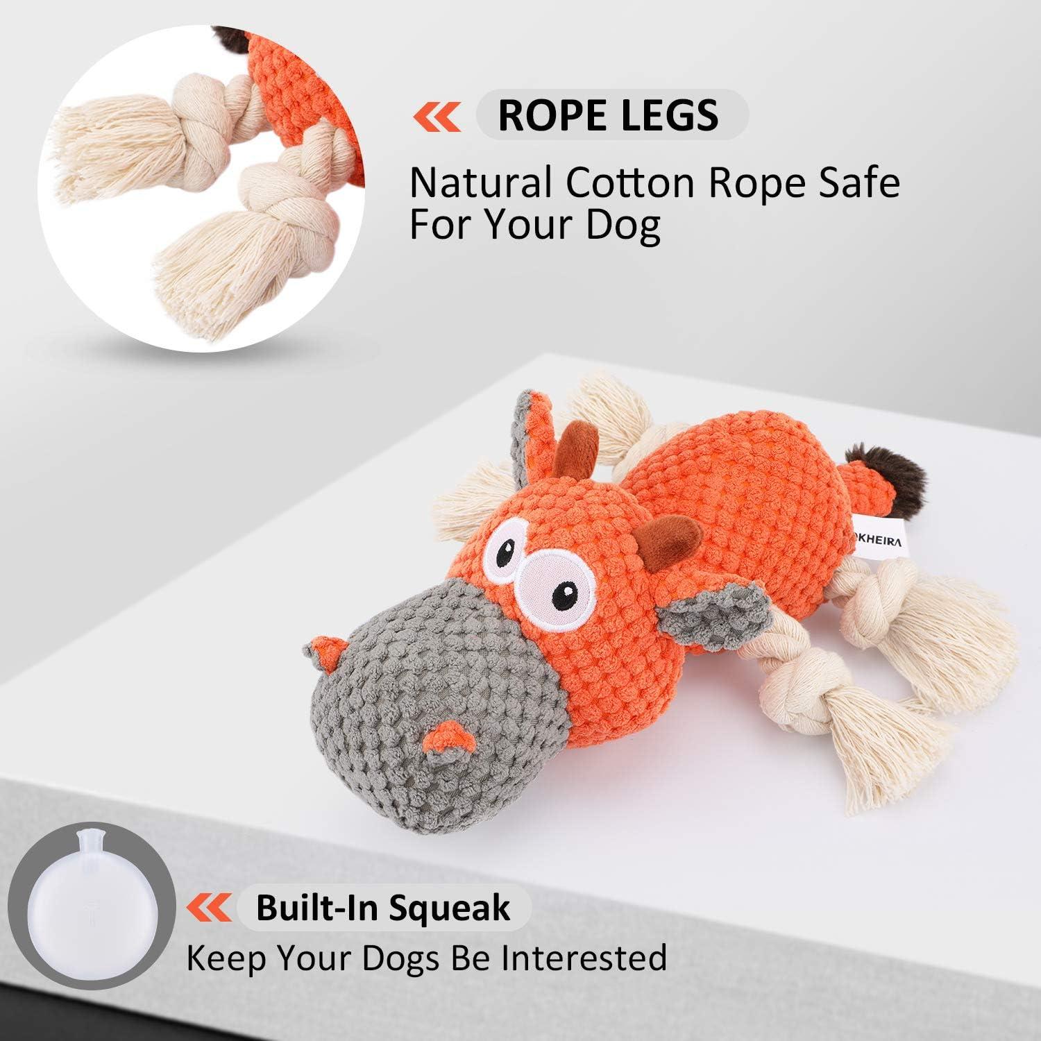 Juguete de Peluche IOKHEIRA para Perros Grandes Naranja