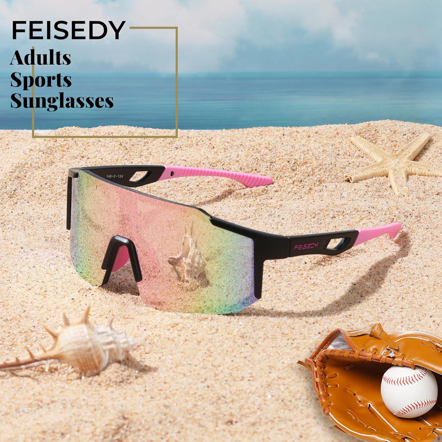 Gafas de sol deportivas FEISEDY UV400 para ciclismo