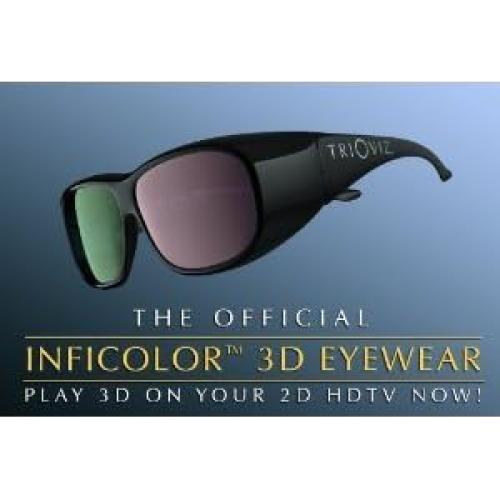 Gafas 3D INFICOLOR TriOviz Fit Over para HDTV
