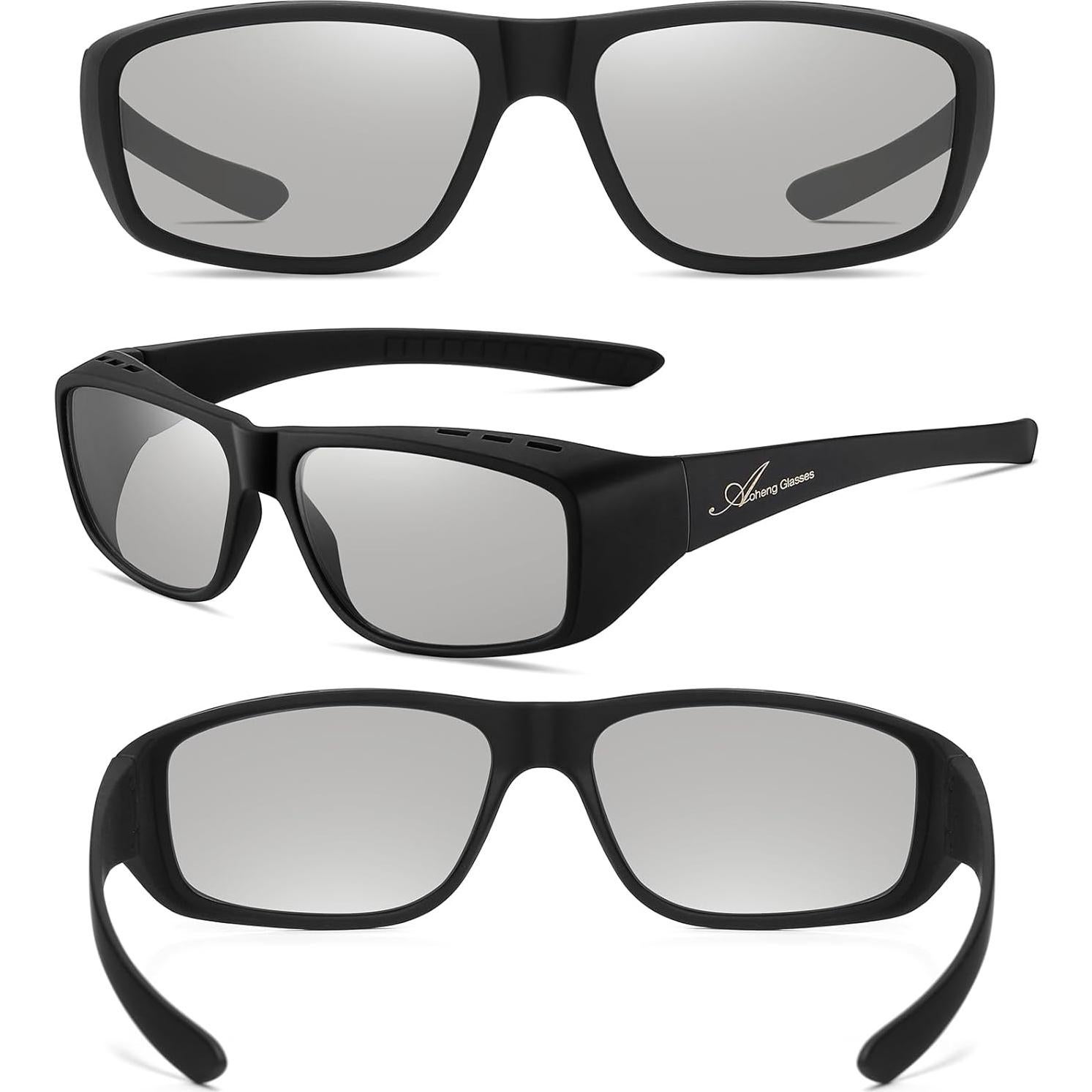 Gafas 3D Pasivas AoHeng Modelo 09 Marco Grande 2 Pzas