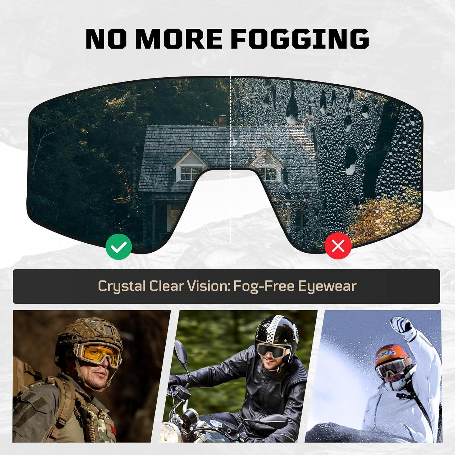 Gafas de Airsoft 1TG Tactical con 3 Lentes Anti Niebla