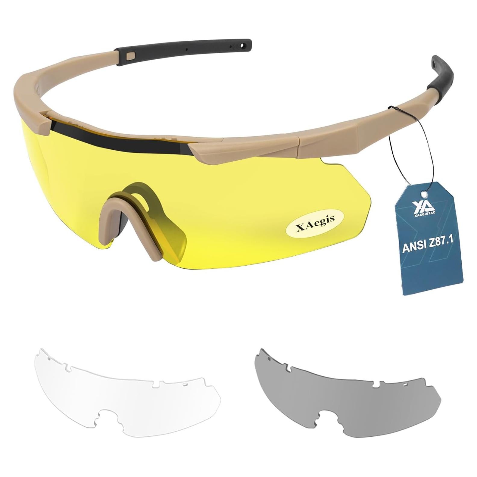 Gafas Tácticas Xaegistac 3 Lentes Intercambiables Unisex