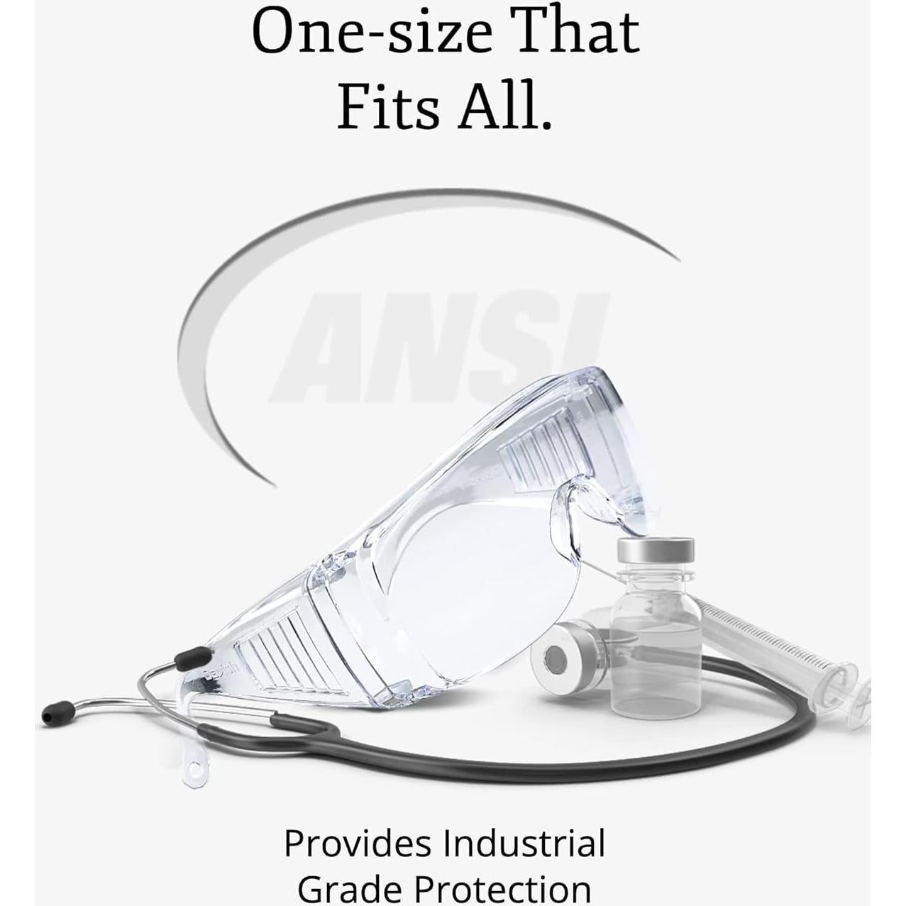 Gafas de Seguridad Aqulius OTG-3 Pack Resistentes al Vaho