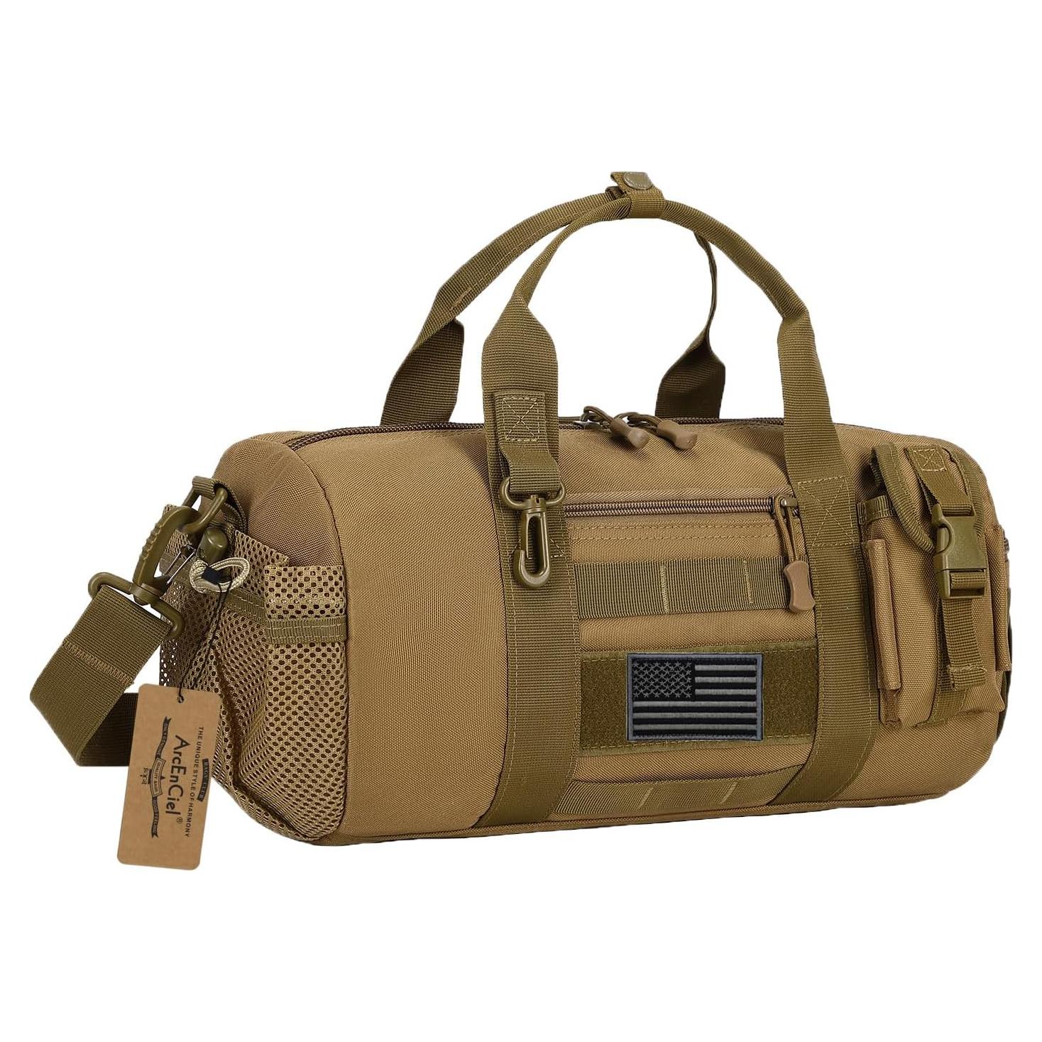 Bolsa Duffle Táctica ArcEnCiel Pequeña 38.6x19.8x18.8cm