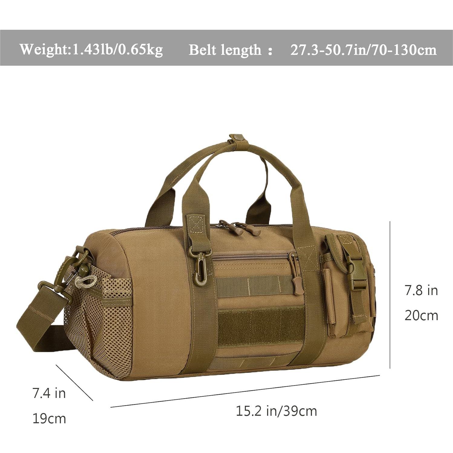 Bolsa Duffle Táctica ArcEnCiel Pequeña 38.6x19.8x18.8cm