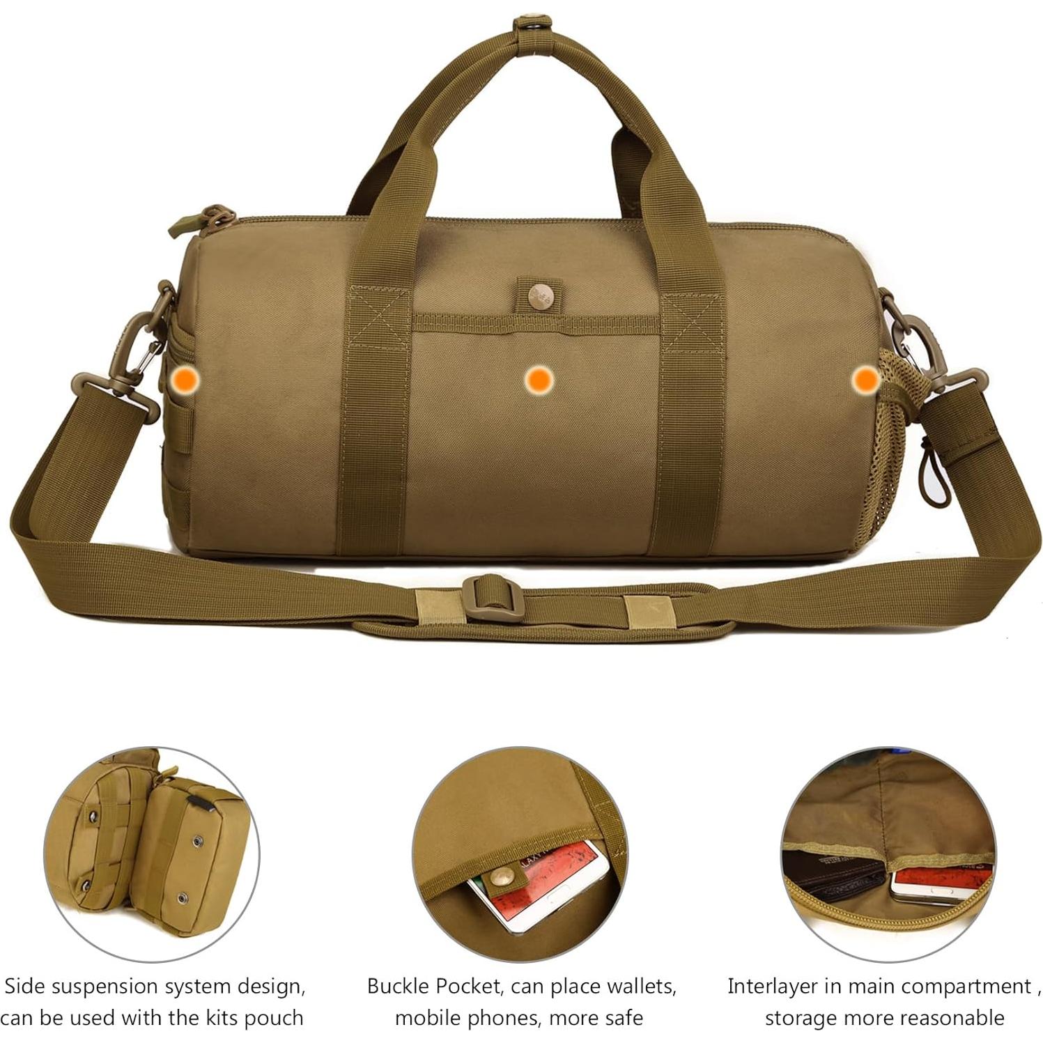 Bolsa Duffle Táctica ArcEnCiel Pequeña 38.6x19.8x18.8cm