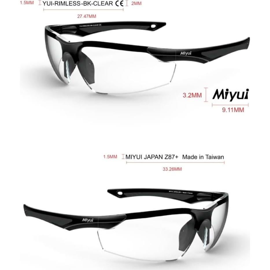 Gafas de Tiro MIYUI JAPAN Antivaho Balísticas Protección UV