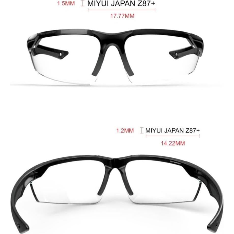 Gafas de Tiro MIYUI JAPAN Antivaho Balísticas Protección UV