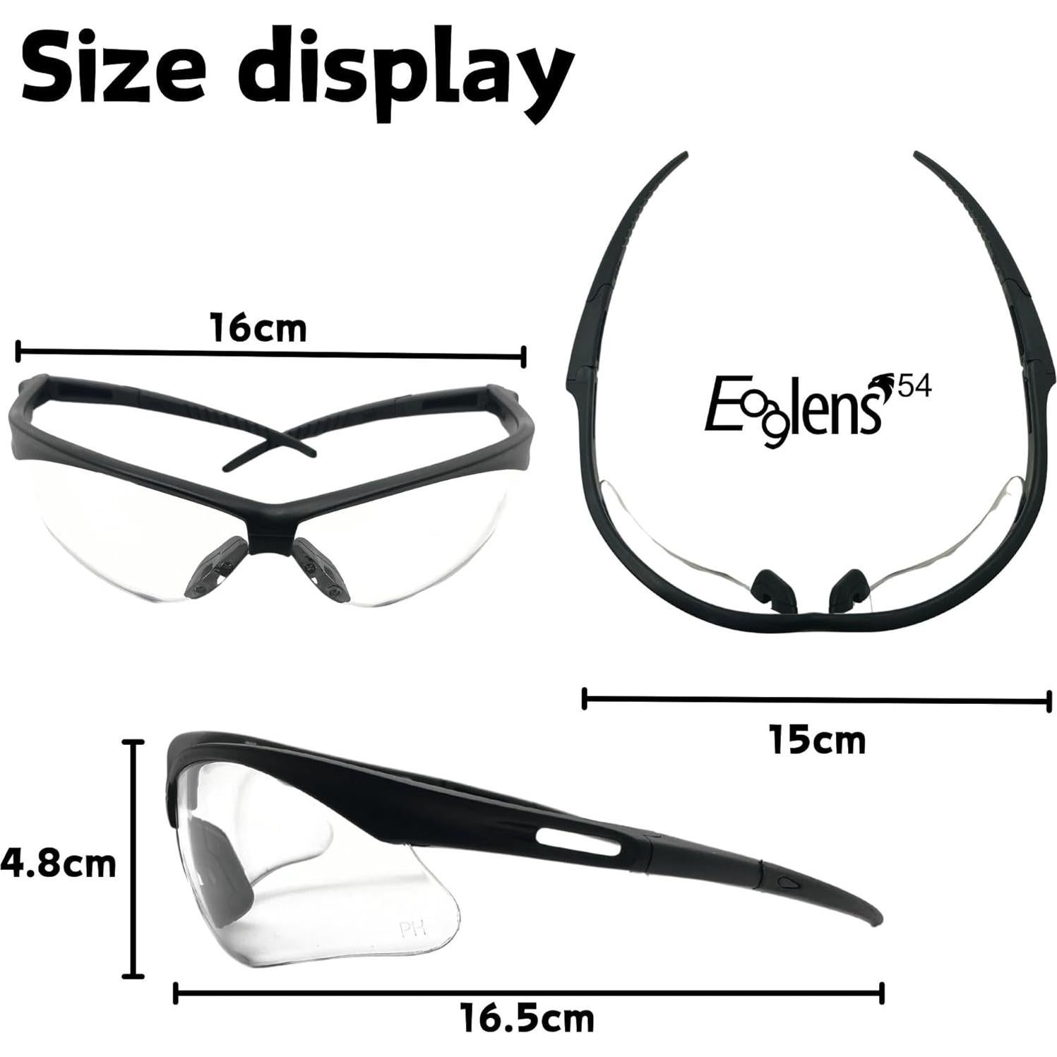 Gafas de Seguridad Eaglens.54 Anti Niebla UV ANSI Z87.1