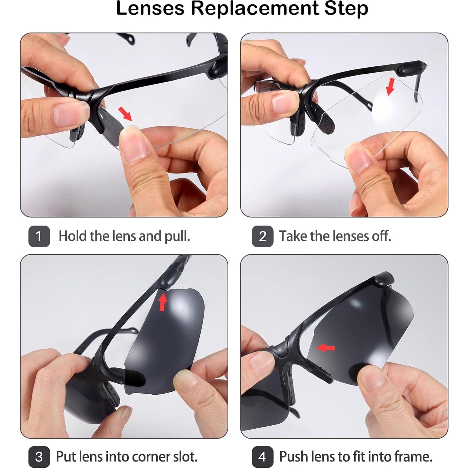 Gafas de Seguridad Antivaho Gafas de Caza Unisex