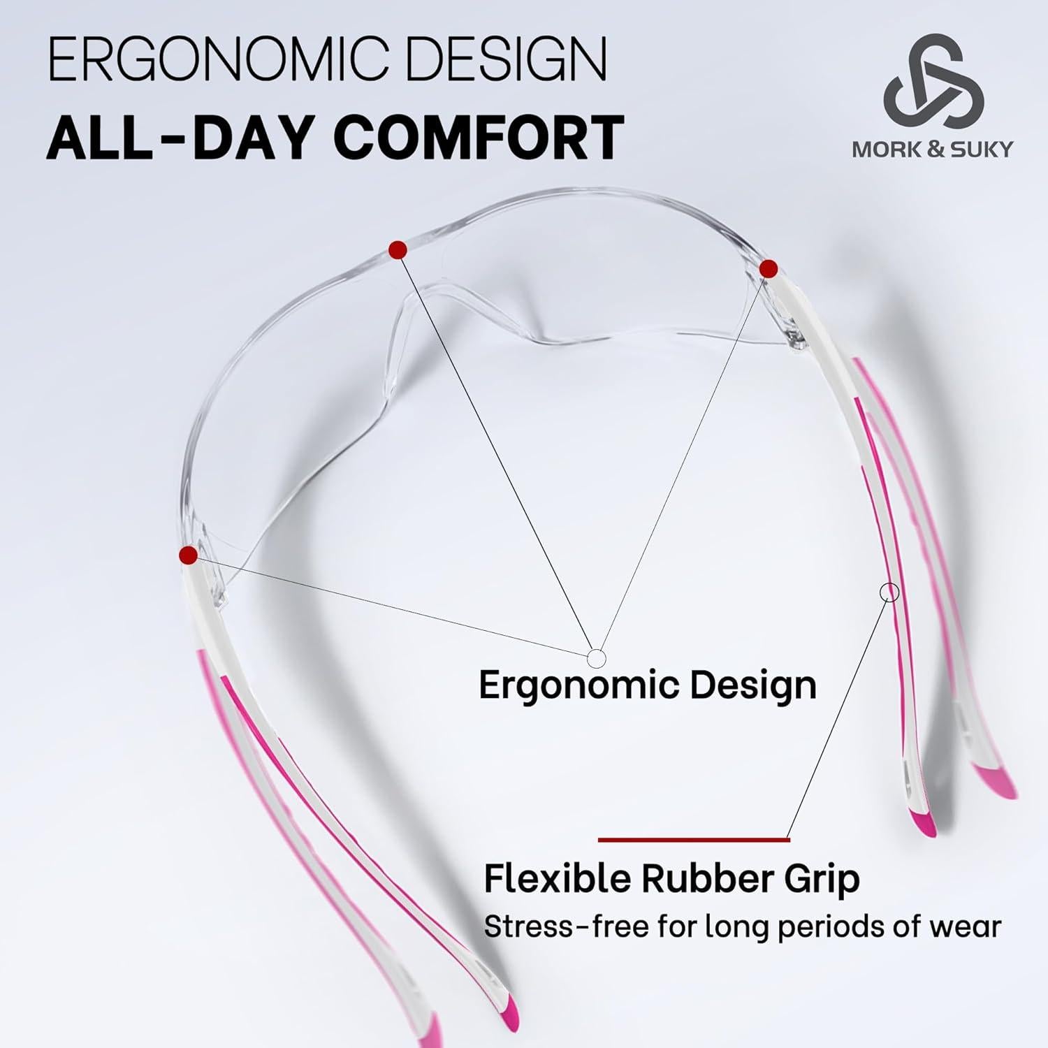 Gafas de Seguridad MORK&SUKY MK-SG03 UV400 Anti-Niebla