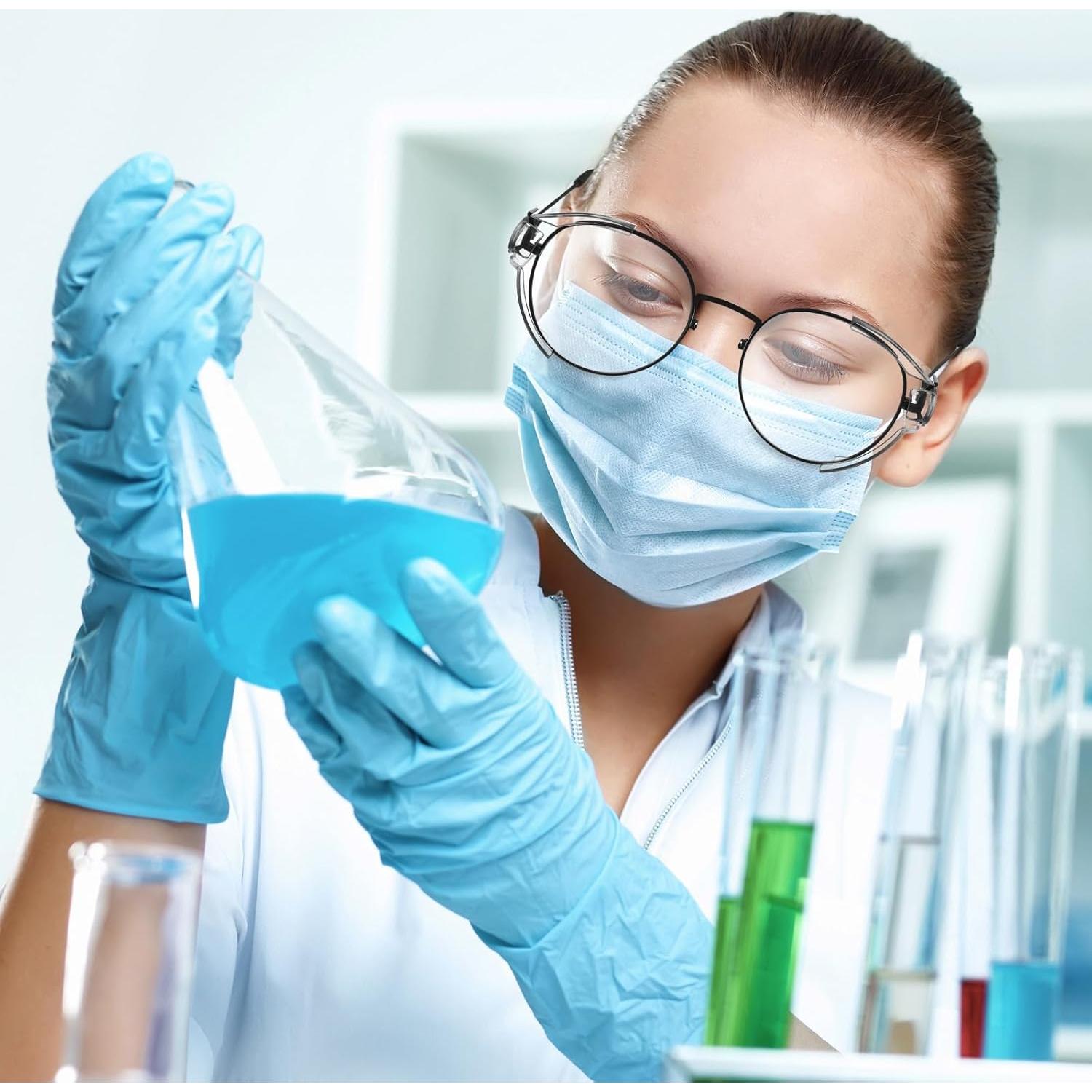 VOSAREA Gafas de Seguridad Lateral Ajustables 5x4.5x2 cm