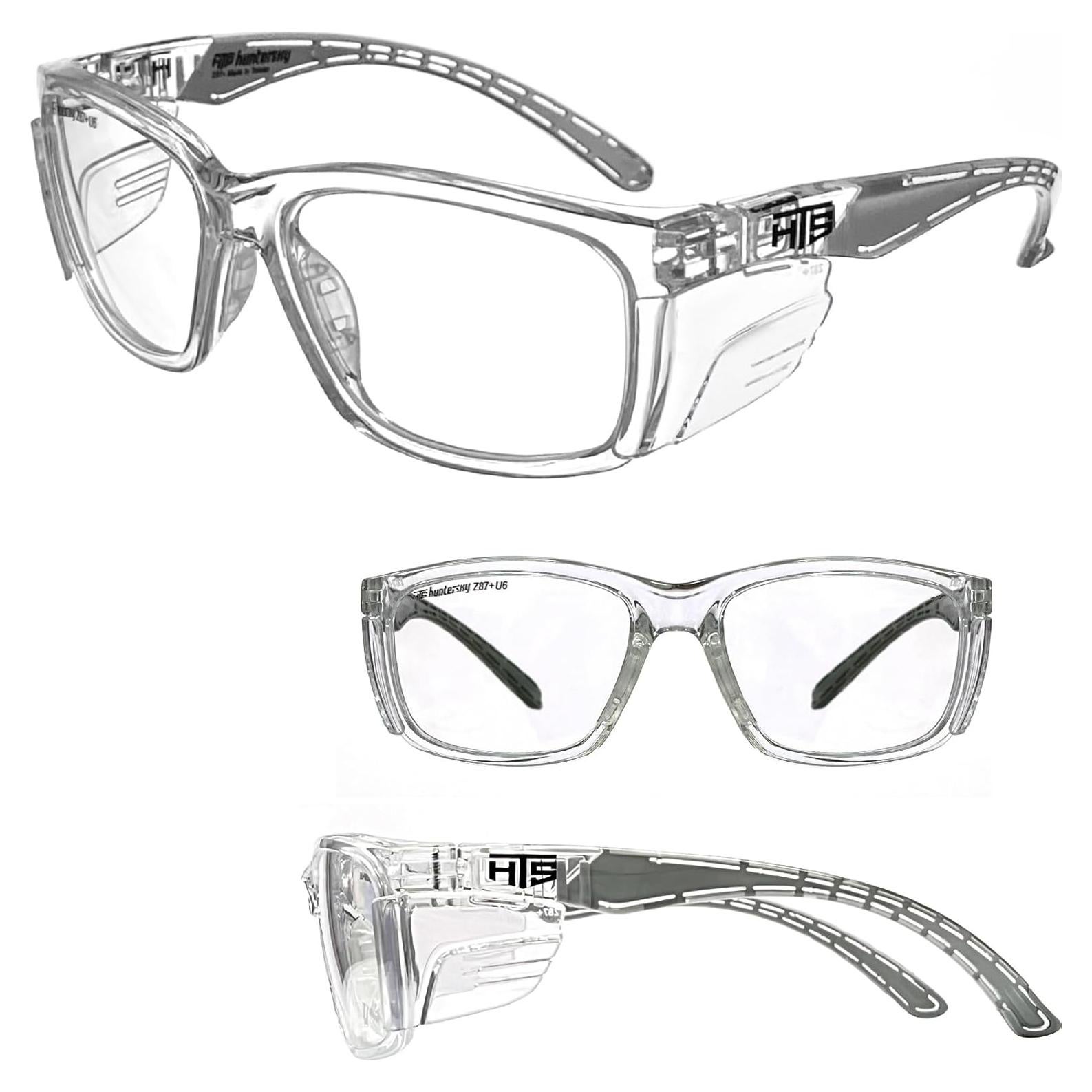 Gafas de Seguridad E60 Antivaho con Protectores Laterales