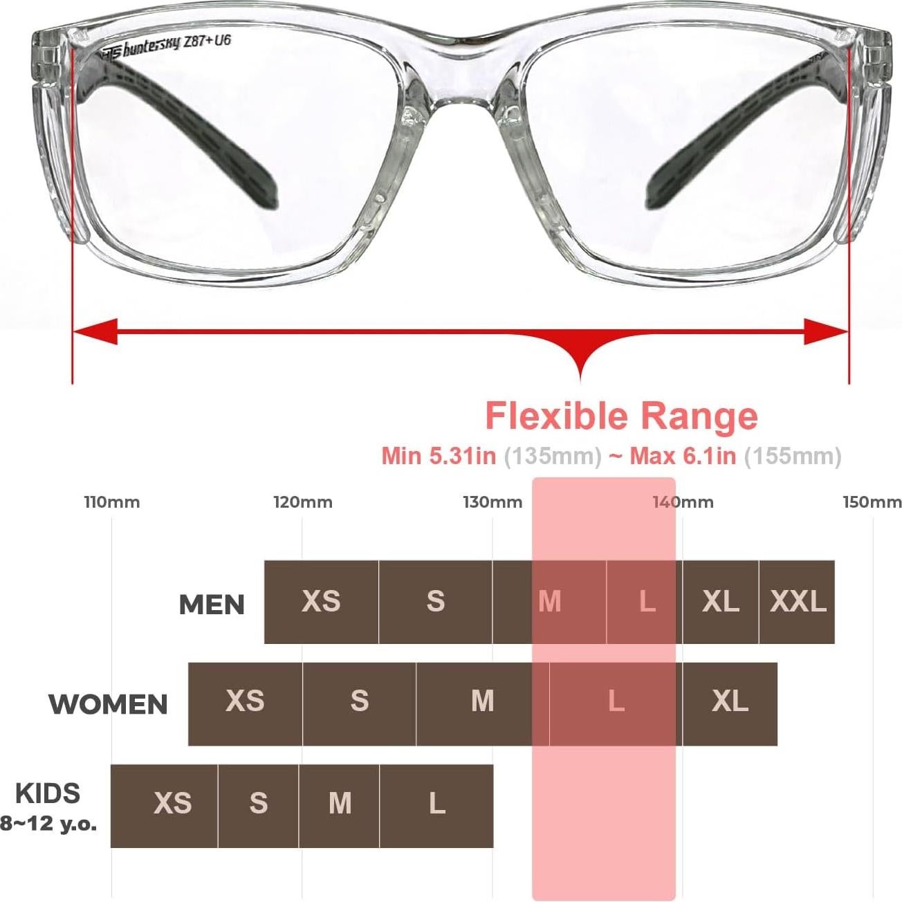 Gafas de Seguridad E60 Antivaho con Protectores Laterales