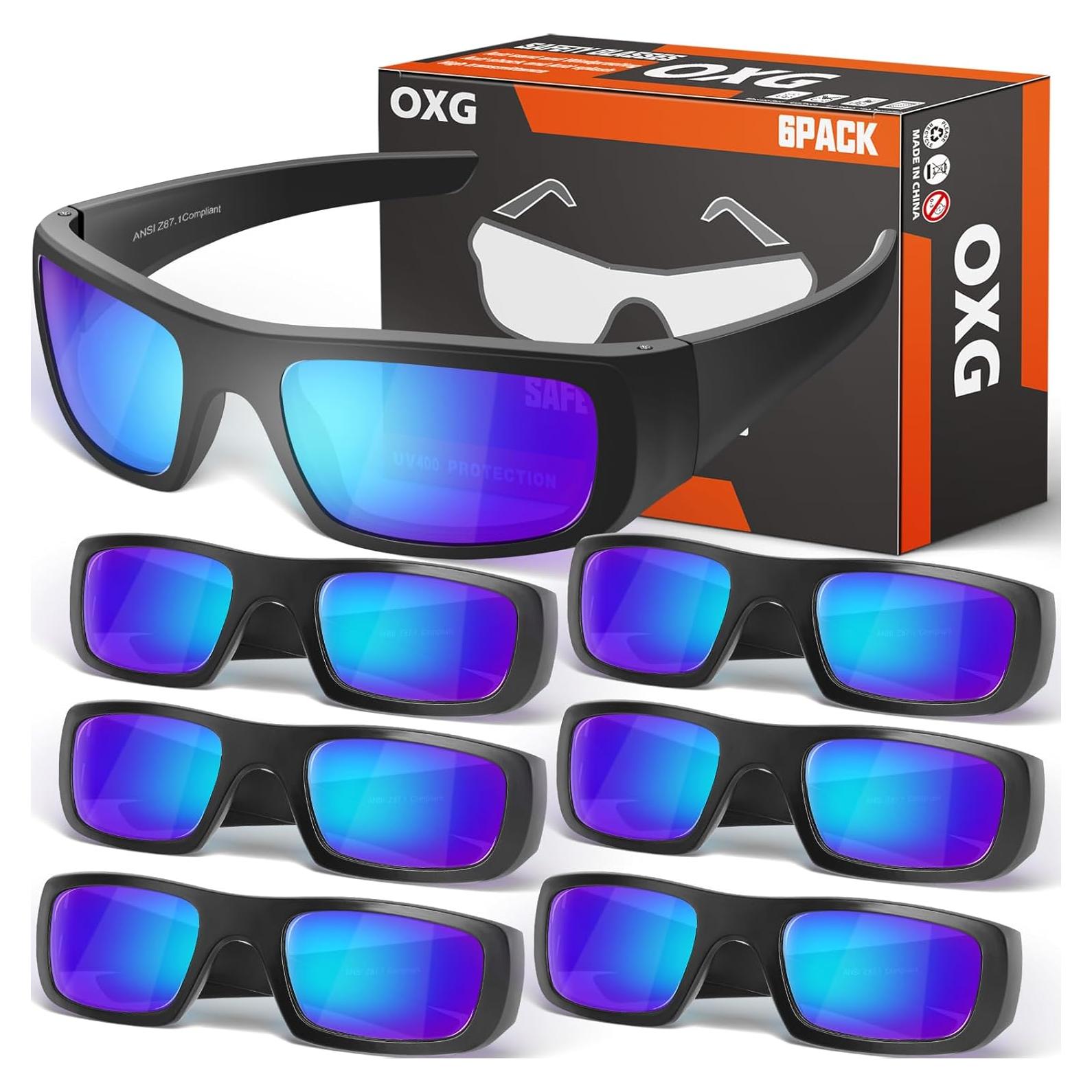 Gafas de Seguridad OXG Unisex ANSI Z87.1 Resistentes a Rayones