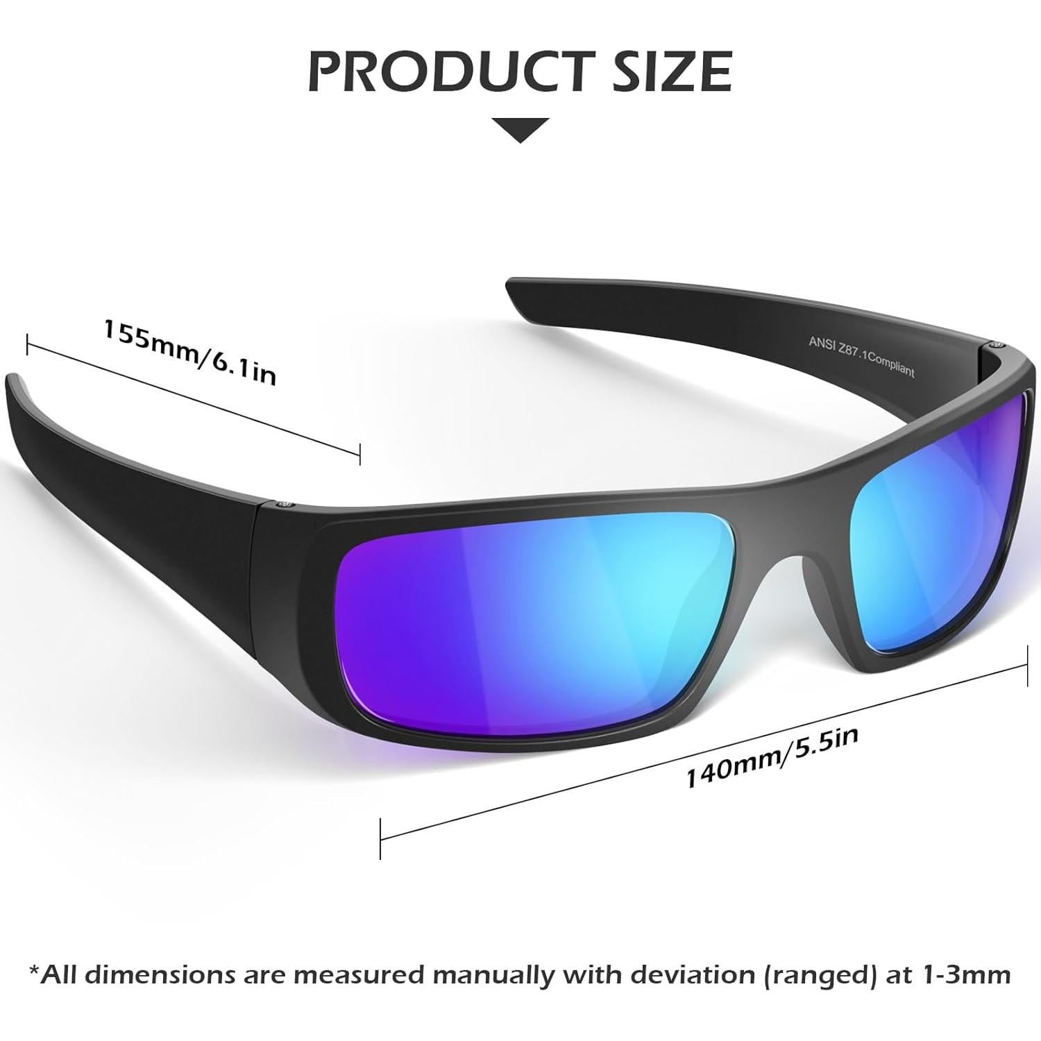 Gafas de Seguridad OXG Unisex ANSI Z87.1 Resistentes a Rayones