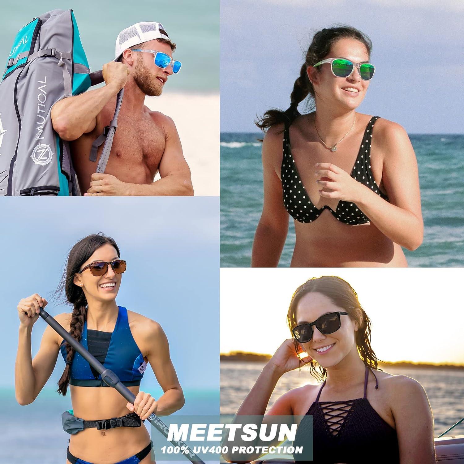 Gafas de sol deportivas MEETSUN polarizadas UV400 unisex