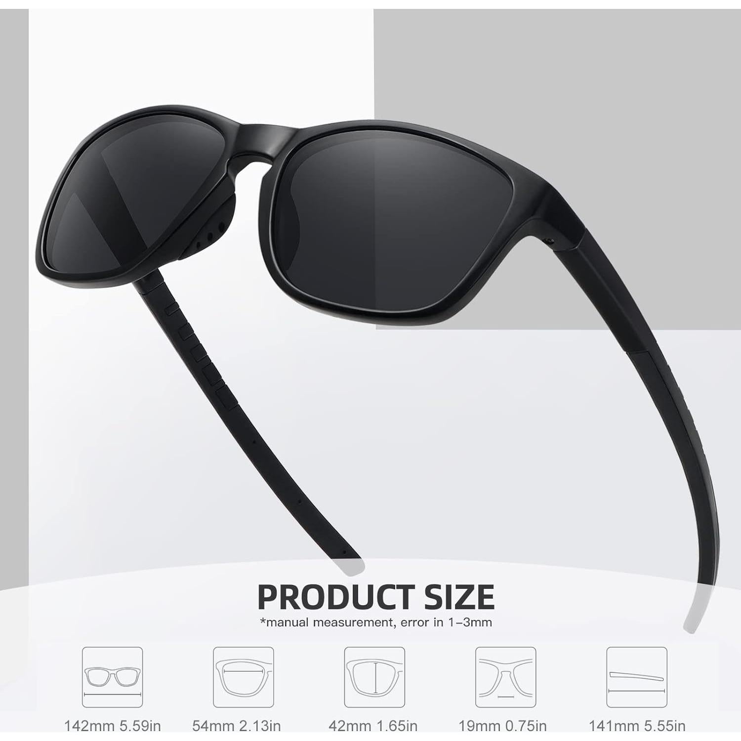 Gafas de sol deportivas MEETSUN polarizadas UV400 unisex