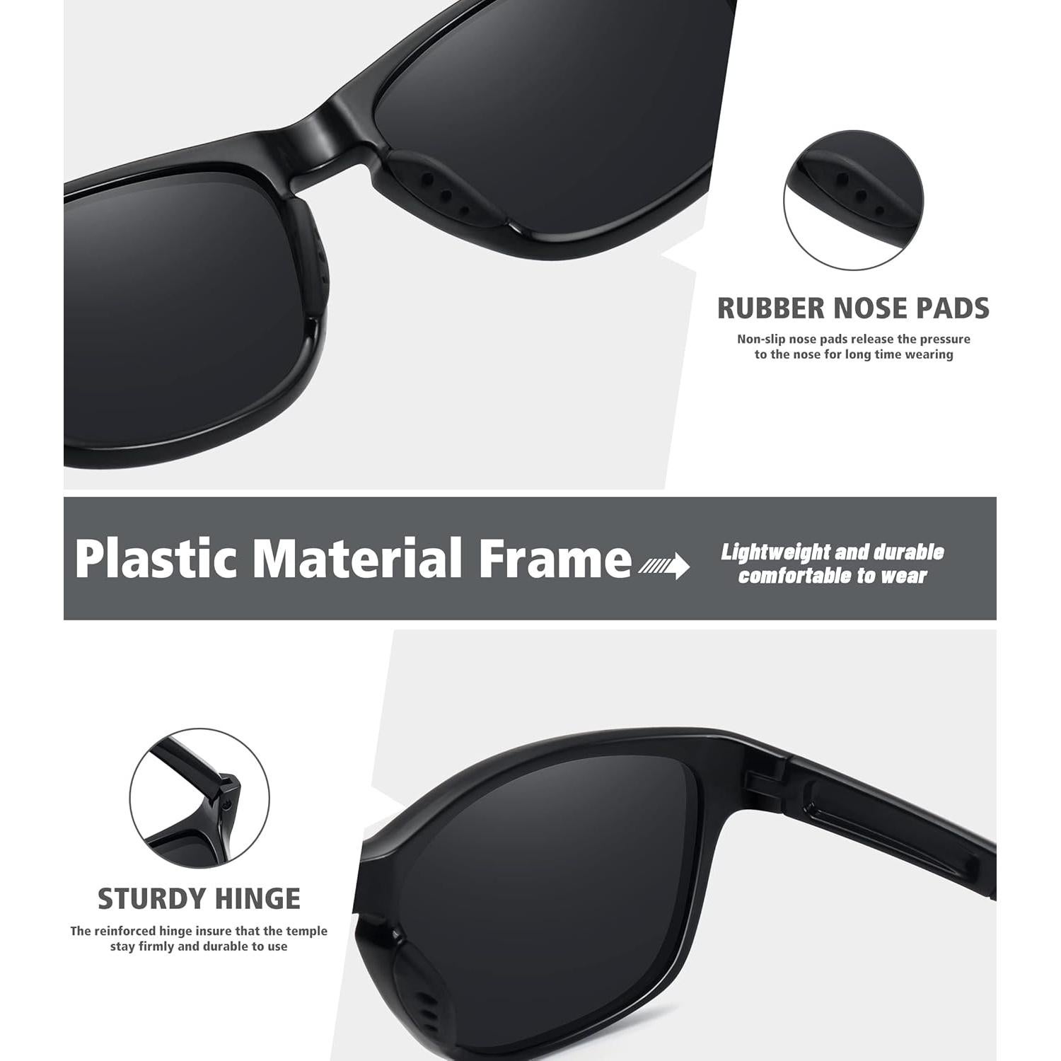 Gafas de sol deportivas MEETSUN polarizadas UV400 unisex