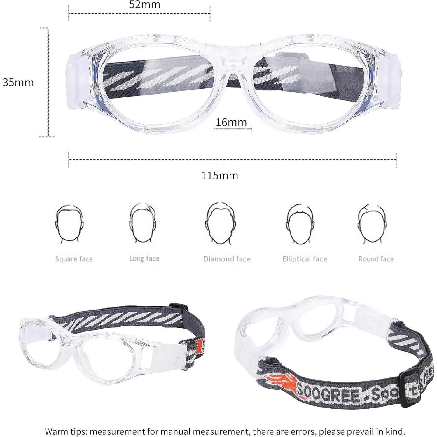 Gafas Deportivas SooGree para Niños 7-14 Años Antichoque