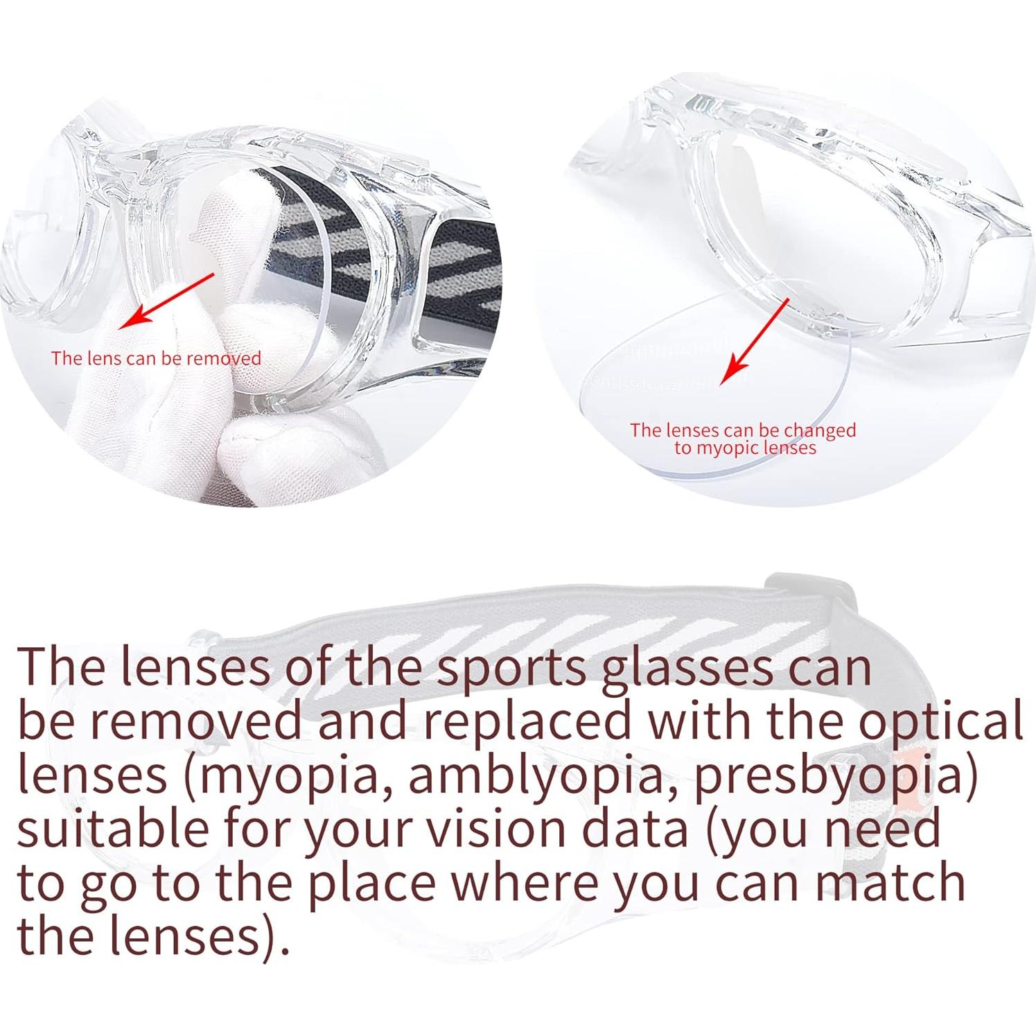 Gafas Deportivas SooGree para Niños 7-14 Años Antichoque