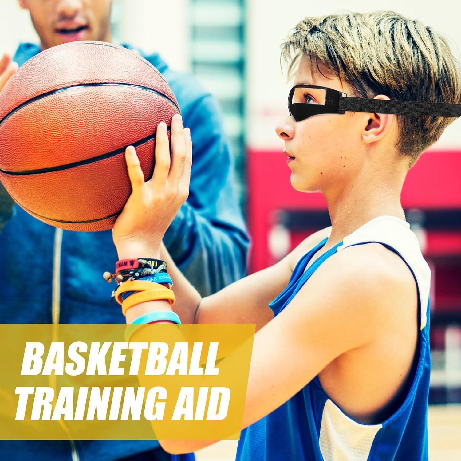 Gafas de Dribbling Baloncesto Ajustables 15 Piezas Negras