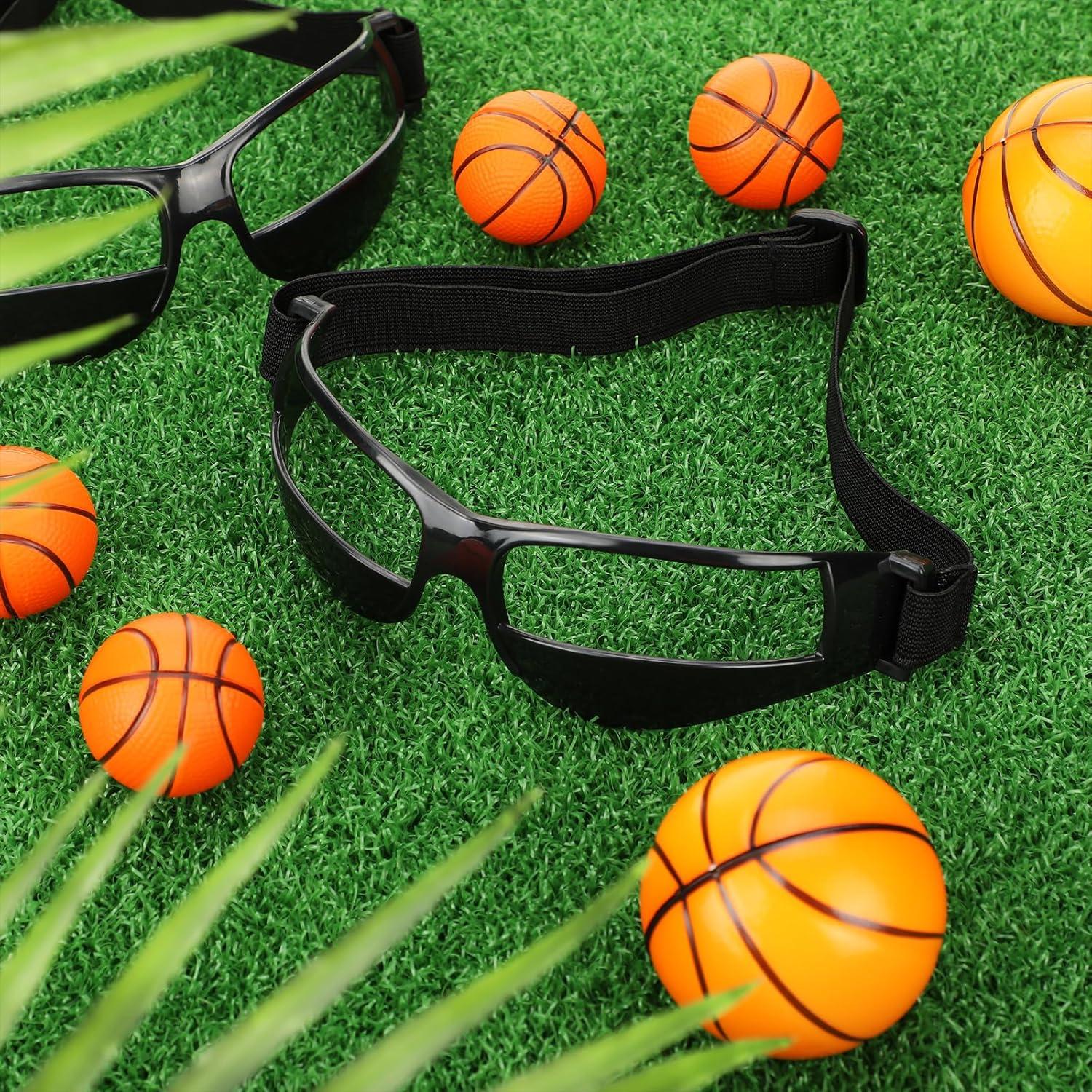 Gafas de Dribbling Baloncesto Ajustables 15 Piezas Negras