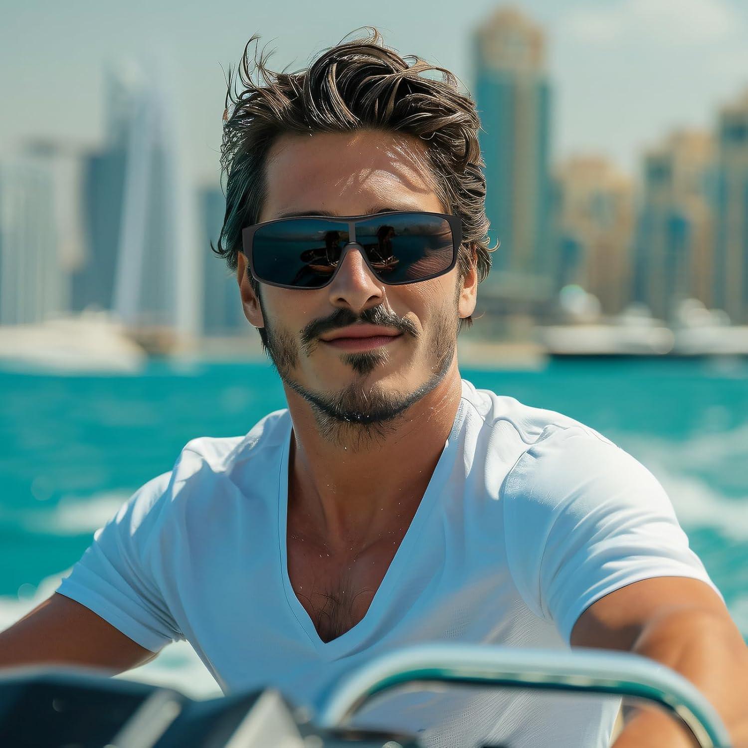 Gafas de sol polarizadas DUCO DC8980 ajuste deportivo UV400