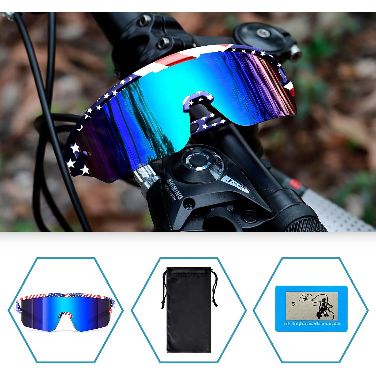 Gafas de sol polarizadas VEWOE modelo Ve-JH156 para ciclismo
