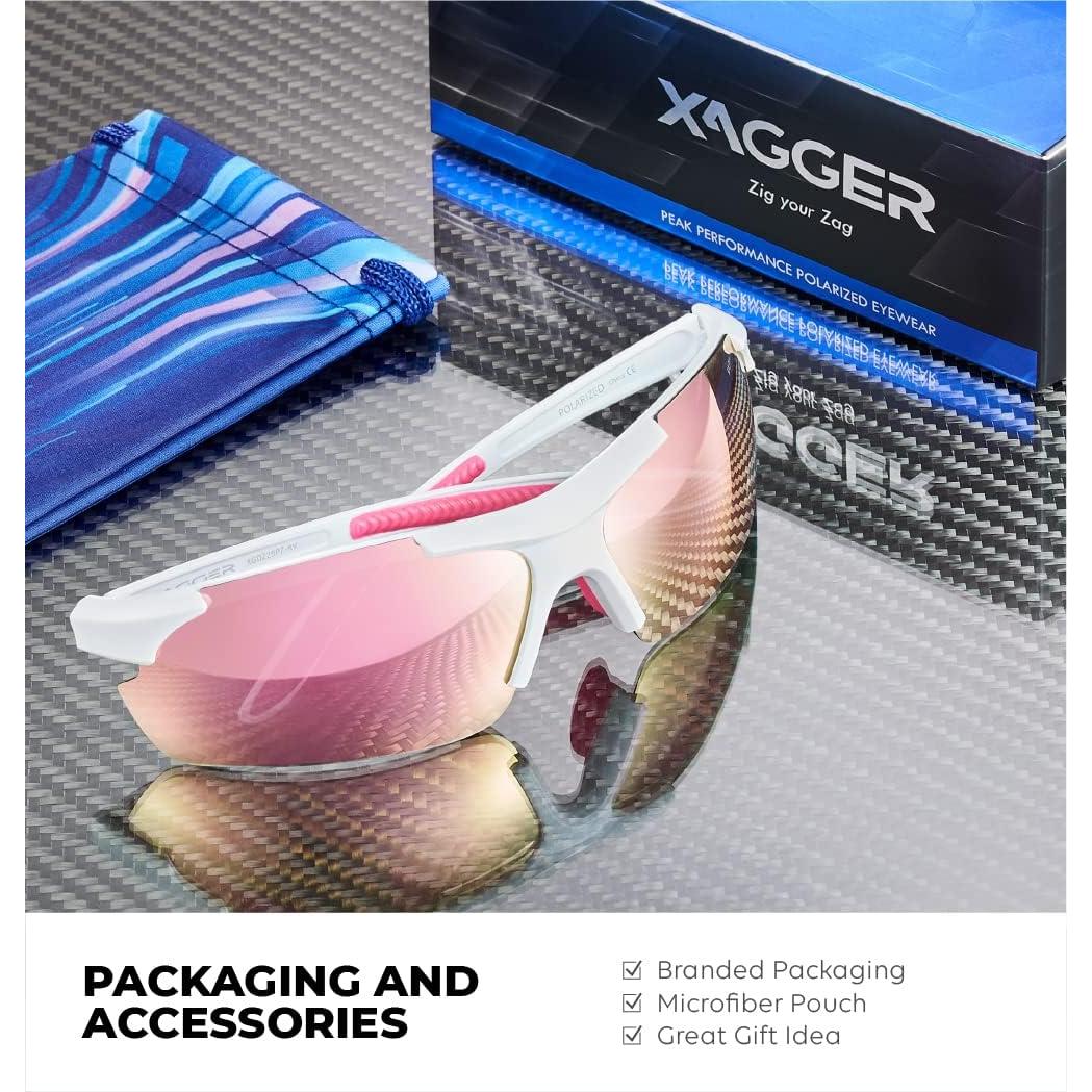 Gafas de sol polarizadas Xagger UV400 para deportes unisex