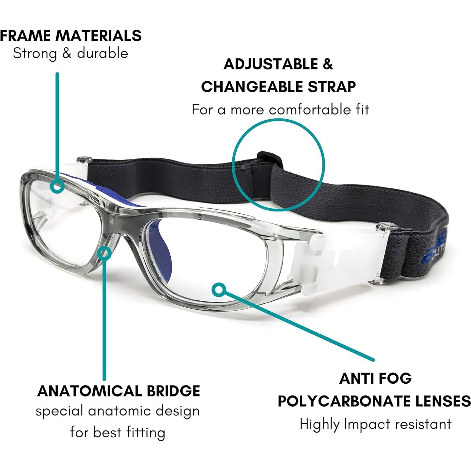 Gafas de Seguridad Blue Cut para Niños - Lentes Antiempañantes