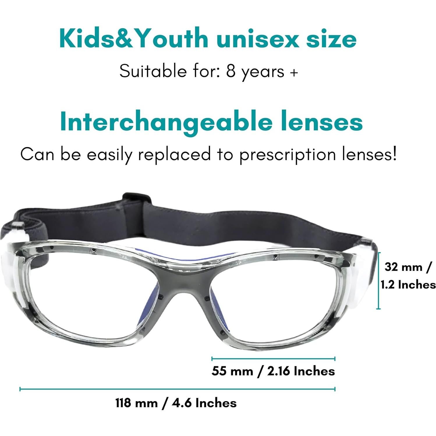 Gafas de Seguridad Blue Cut para Niños - Lentes Antiempañantes