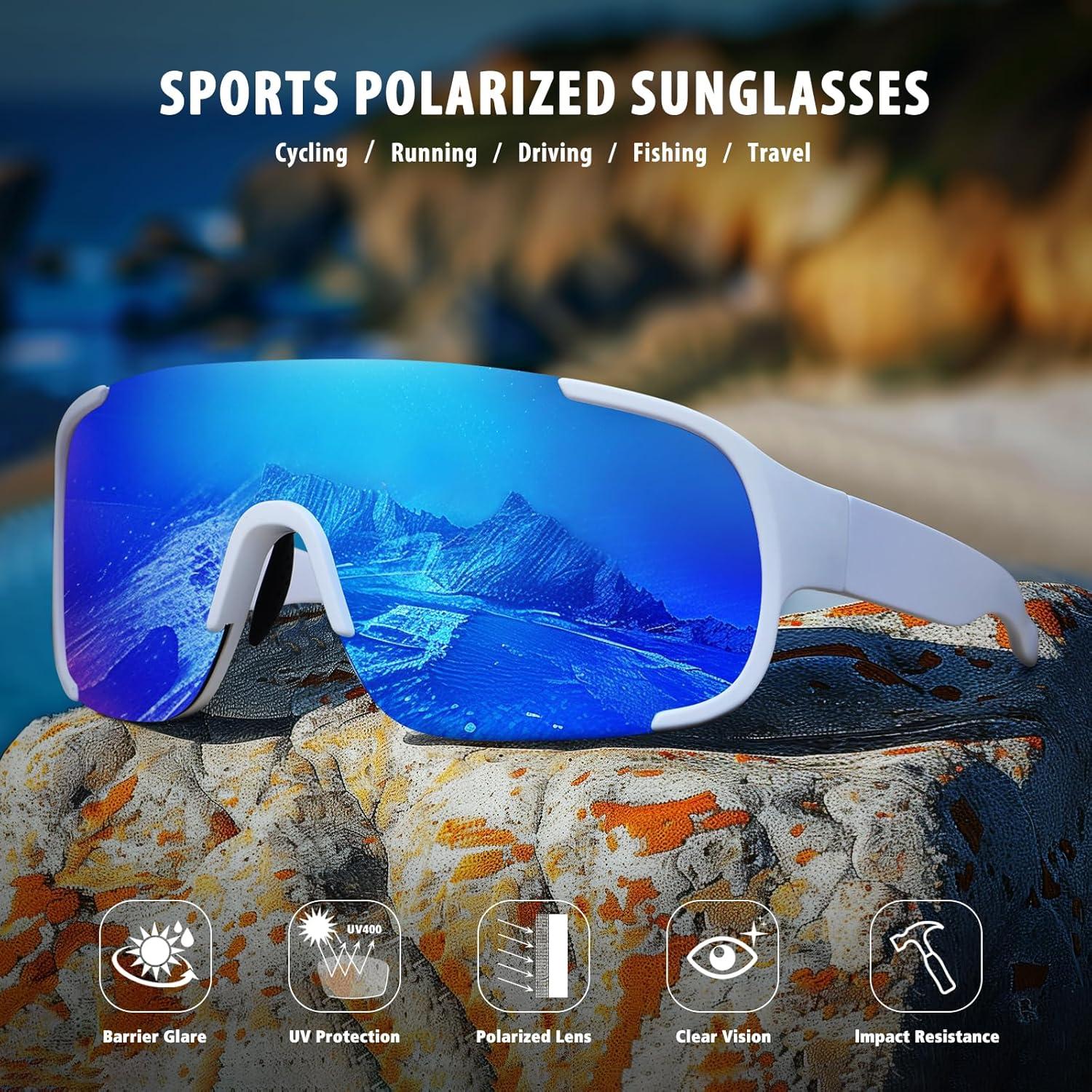 Gafas de sol deportivas Ofwin UV400 para pesca y ciclismo