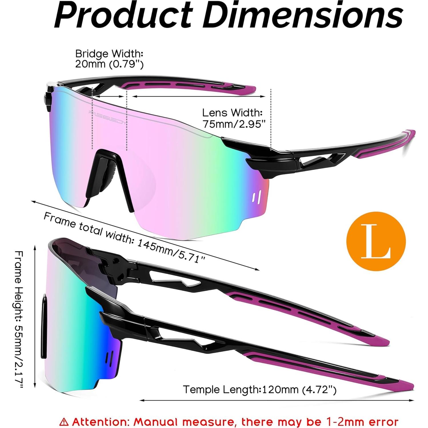 Gafas de sol deportivas FEISEDY TR90 unisex para ciclismo