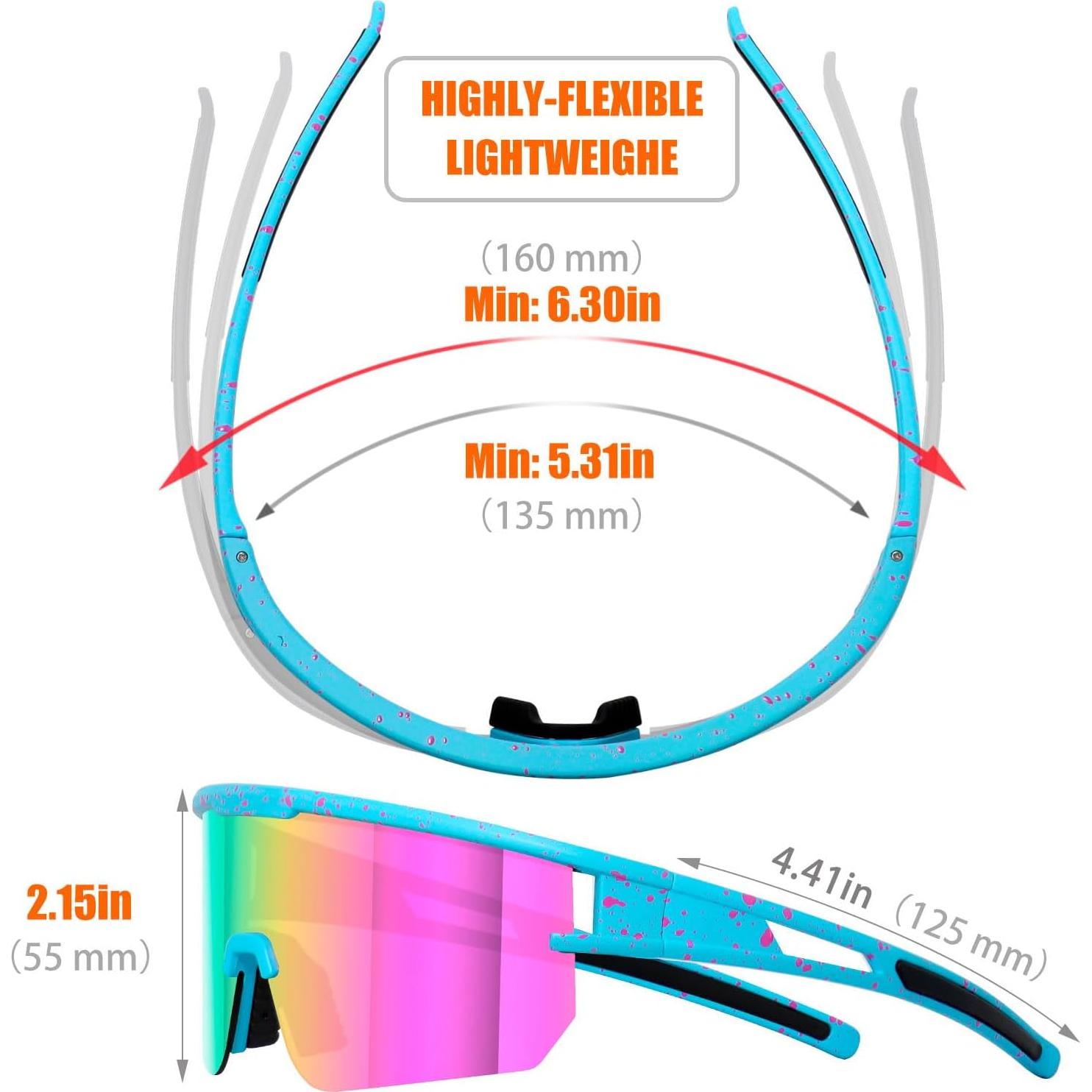 Gafas de ciclismo polarizadas VEWOE modelo Ve-JH156