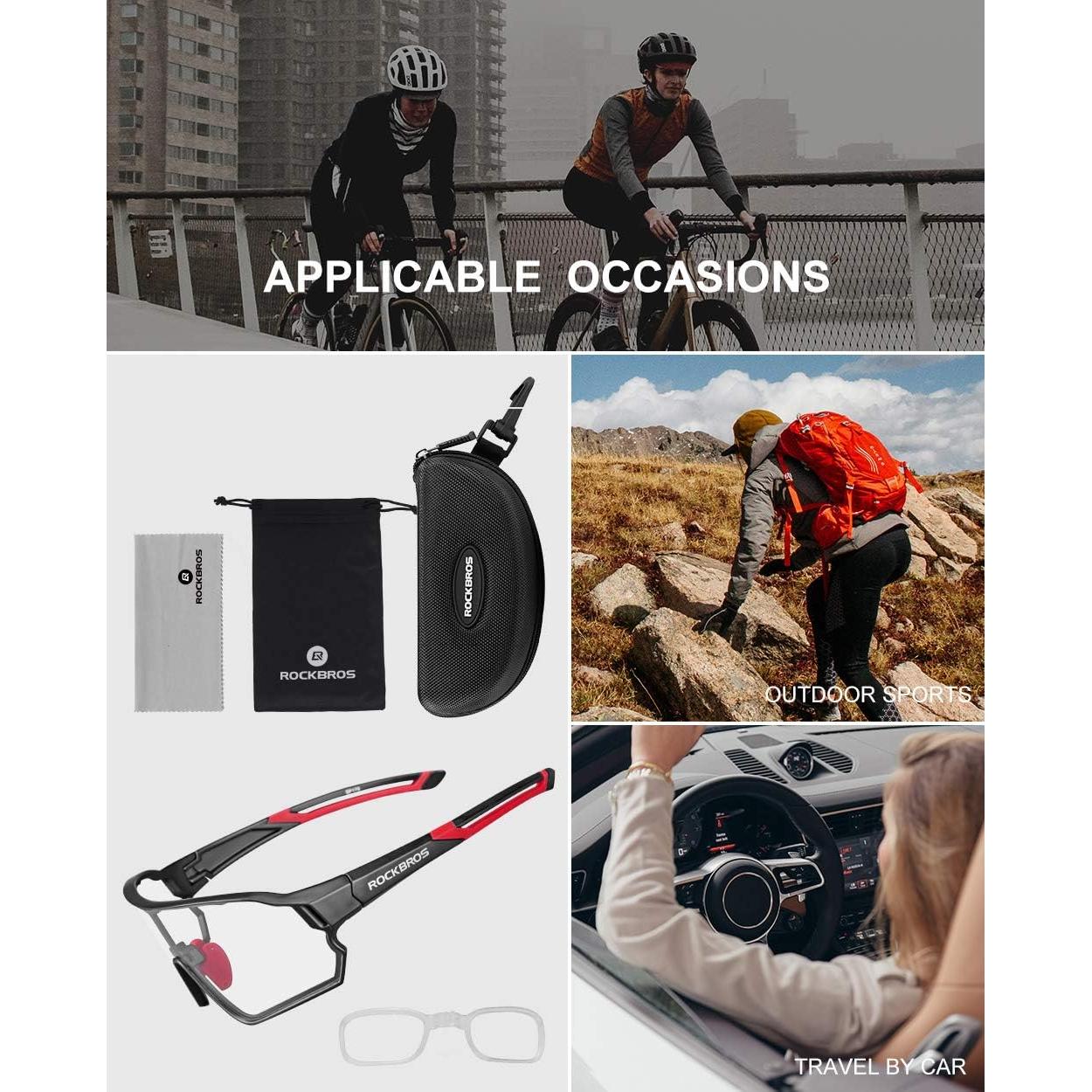 Gafas de sol fotocromáticas ROCKBROS 10136grd UV400